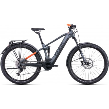 Vélo électrique Stereo Hybrid 120 Pro Allroad 625 2022 flashgrey n orange CUBE, Vélo électrique Cube, Veloactif