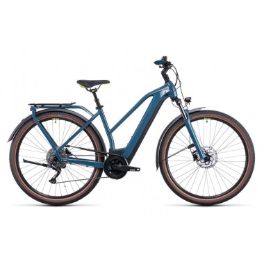Vélo électrique Kathmandu Hybrid One 500 2022  teal´n´lime Trapèze CUBE | Veloactif