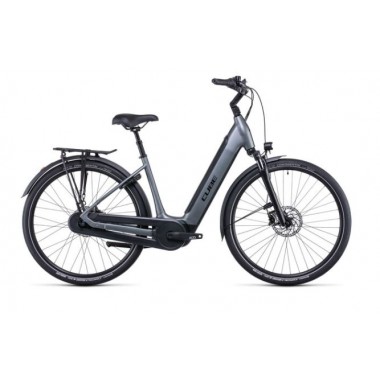 Vélo électrique Supreme Hybrid Pro 625  flashgrey´n´black 2022 Easy Entry CUBE, Vélo électrique Cube, Veloactif
