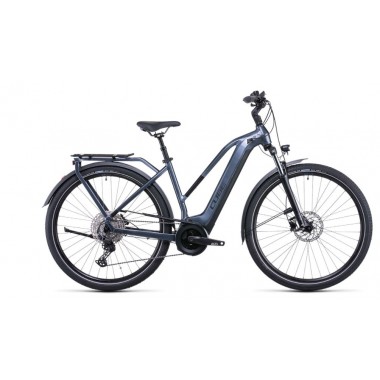 Vélo électrique Touring Hybrid Pro 500 metallicgrey´n´black 2022 trapèze CUBE | Veloactif