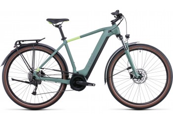 Vélo électrique Touring Hybrid ONE green'n'sharpgreen 2022 diamant CUBE, Vélo électrique Cube, Veloactif