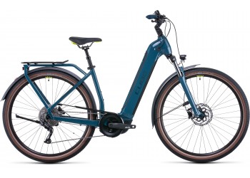 Vélo électrique Kathmandu Hybrid One 500 2022 teal´n´lime Easy Entry CUBE, Vélo électrique Cube, Veloactif