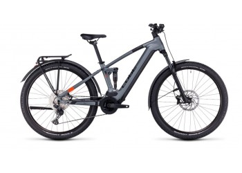 VTT électrique Stéréo Hybrid 120 Pro Allroad 750 flashgrey'n'orange 2023 CUBE, Vélo électrique Cube, Veloactif