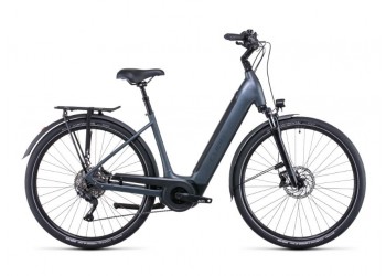 Vélo électrique Supreme Sport Hybrid Pro 500 grey'n'grey 2022 Easy Entry CUBE, Vélo électrique Cube, Veloactif