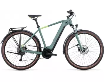 Vélo électrique Touring Hybrid ONE green'n'sharpgreen 2022 diamant CUBE, Vélo électrique Cube, Veloactif