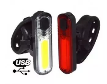 Eclairages avant et arrière rechargeables USB PNA CYCLING, Eclairage, Veloactif