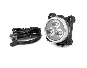 Éclairage avant WTP Disco 3LED USB 120 Lumens Noir, Eclairage, Veloactif