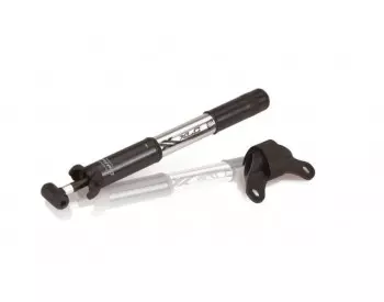 XLC PU-M027 MINI POMPE VTT ALUMINIUM 220 mm- 7BAR ARGENT/NOIRE, Outils Vélo, Veloactif