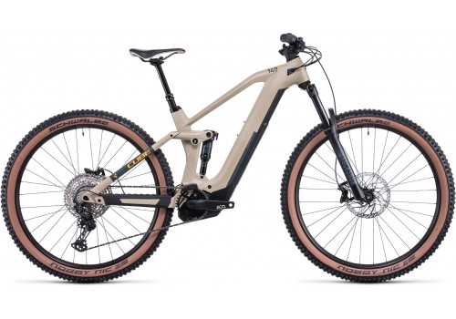 Vélo électrique Stéréo Hybrid 140 HPC 2022 desert´n´orange CUBE | Veloactif