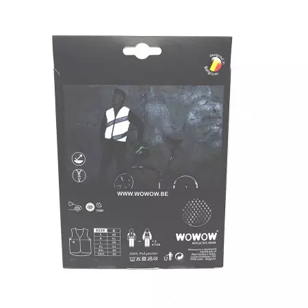 Gilet réfléchissant Roadie Full Reflectve WOWOW, Eclairage, Veloactif