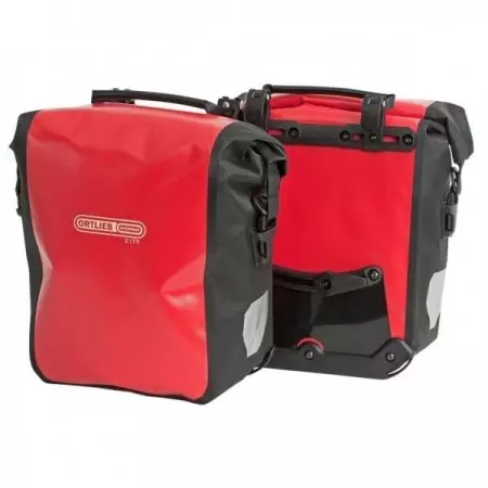 Sacoche Ortlieb Sport-Roller City noir et rouge, Vélo électrique , Veloactif