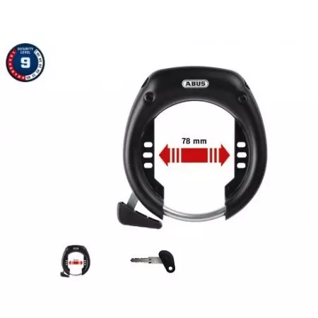 Antivol de cadre 5650L NR black OE ABUS, Antivols, Veloactif