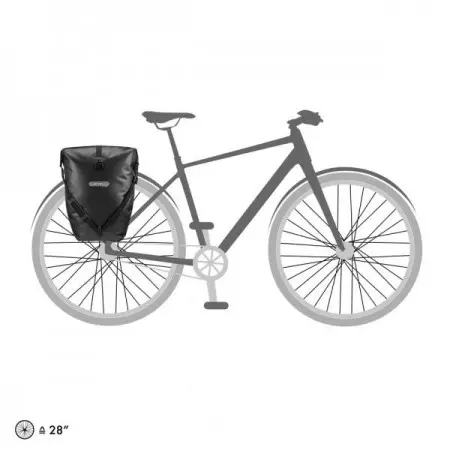 Paire sacoches Back Roller urban ORTLIEB, Bagagerie, Veloactif