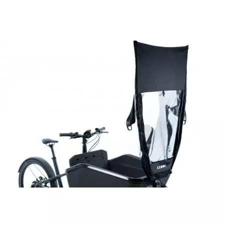 Tente de pluie pour vélo cargo électrique CUBE, Des accessoires cargo électrique, Veloactif