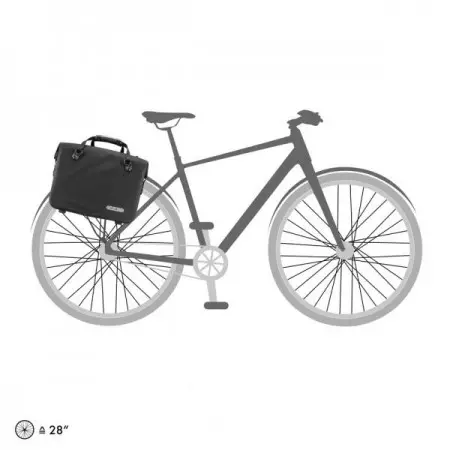 Sacoche vélo Office Bag High Visibility ORTLIEB 2.1, Accessoires incontournables, Veloactif