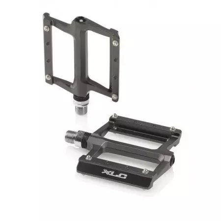 Pédale plateforme XLC PD-M22 titane, Autres accessoires, Veloactif