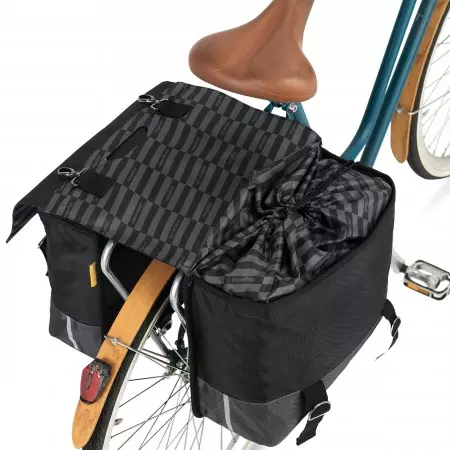 Sacoche vélo double 40L en matériau recyclé URBAN PROOF, Accessoires incontournables, Veloactif