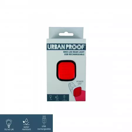 Eclairage LED avant ou arrière - USB Rechargeable URBAN PROOF, Eclairage, Veloactif