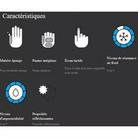 Gants hiver WaterShield, Gants, Veloactif