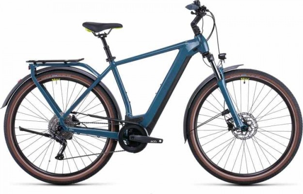 Vélo électrique Kathmandu Hybrid One 500 2022 teal´n´lime Diamant CUBE, Vélo électrique Cube, Veloactif