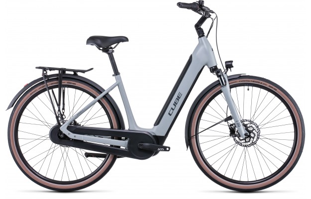Vélo électrique Supreme Hybrid ONE 400 lunar´n´grey 2022 Easy Entry CUBE, Vélo électrique Cube, Veloactif