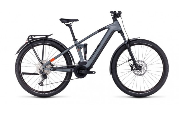 VTT électrique Stéréo Hybrid 120 Pro Allroad 750 flashgrey'n'orange 2023 CUBE, Vélo électrique Cube, Veloactif