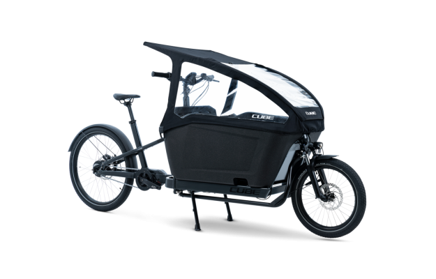 Tente de pluie pour vélo cargo électrique CUBE, Accessoires Cargo Bike, Veloactif