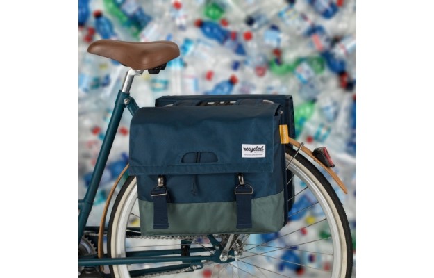 Sacoche vélo double 40L en matériau recyclé URBAN PROOF, Bagagerie, Veloactif